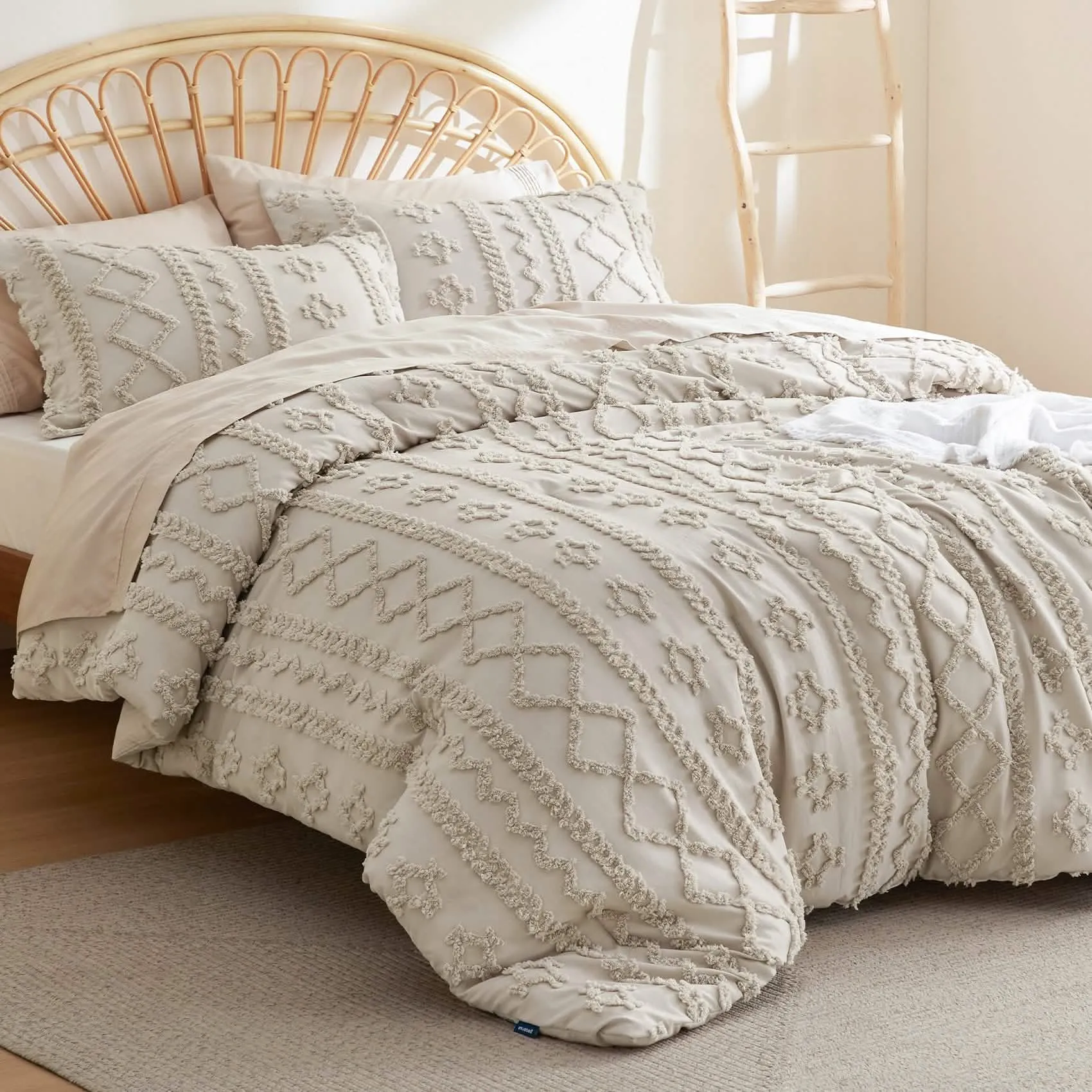 Boho Deluxe Embroidery Comforter Set