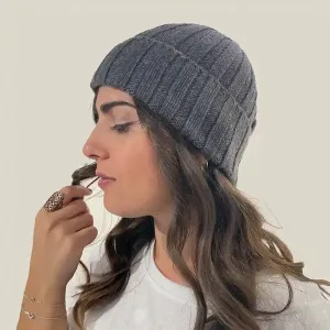 Cappello Unisex in Cashmere Rigenerato