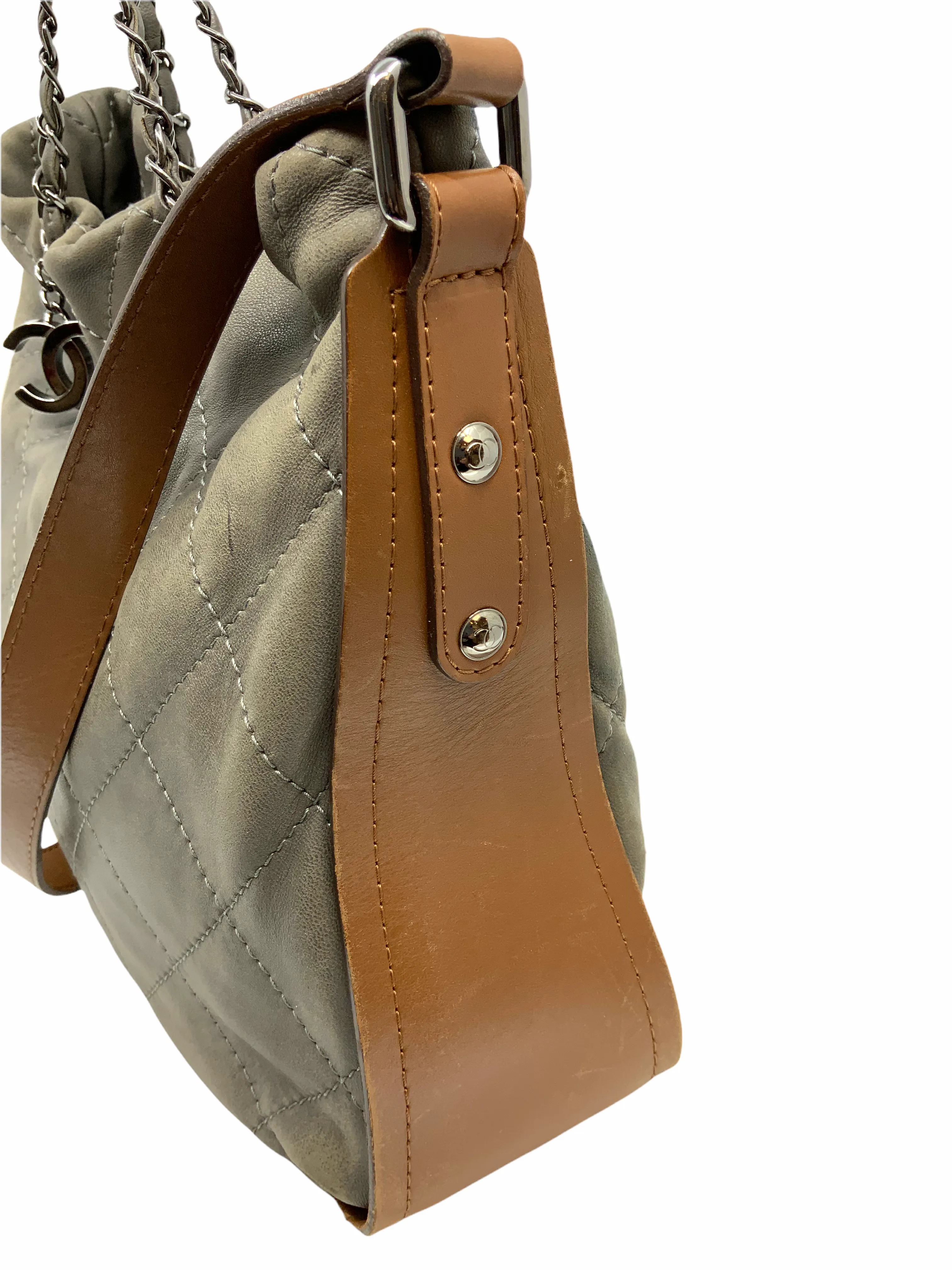 CL Quilted Leather Two-Way Tote Bag