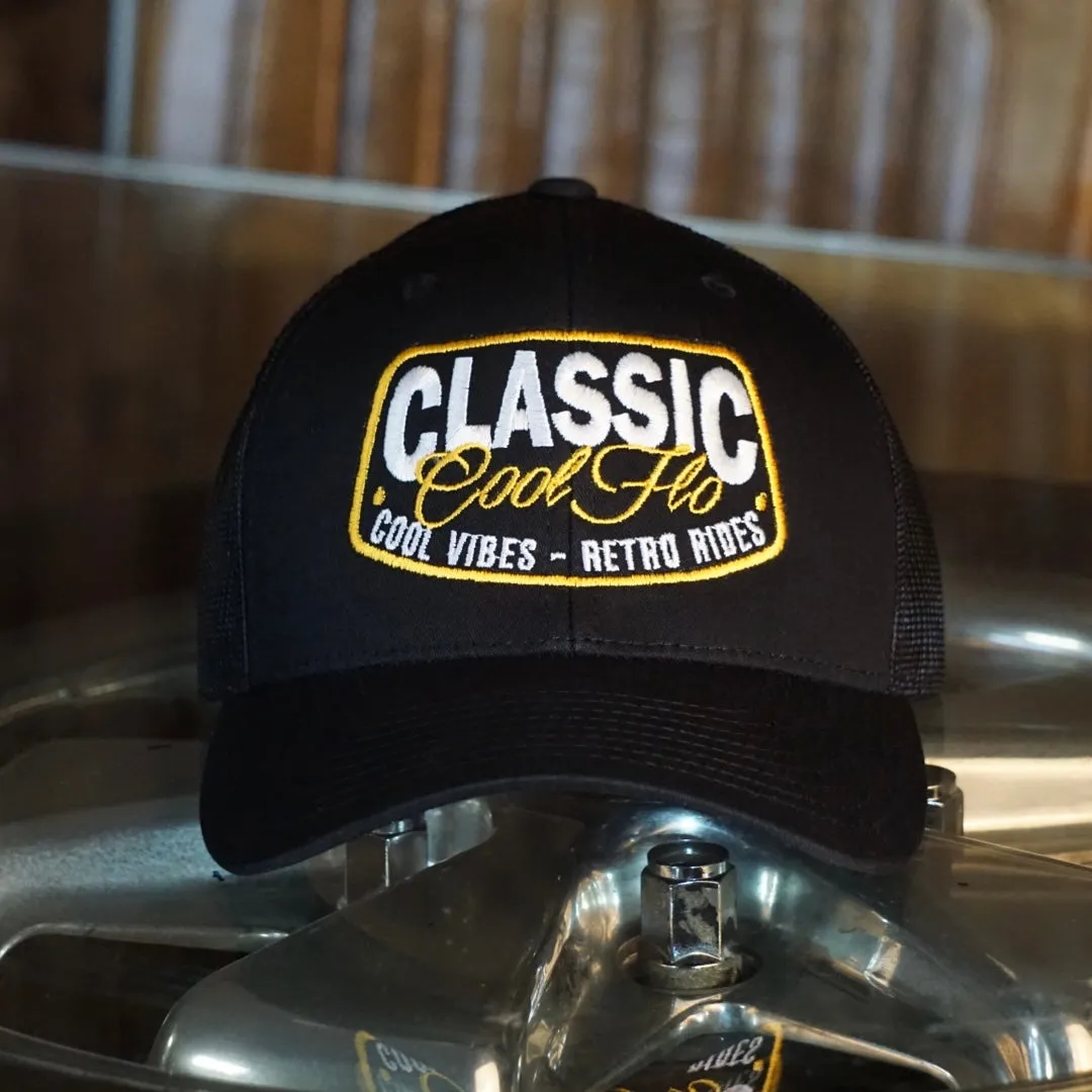Cool Vibes Black Trucker Cap