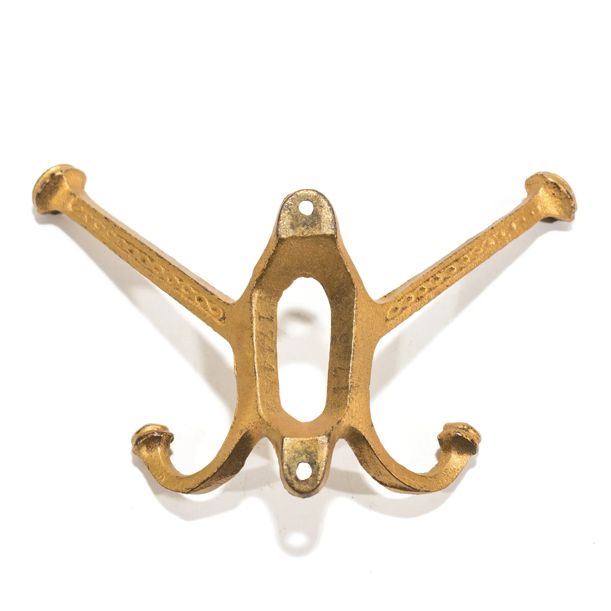 Four Prong Deco Coat Hat Hook