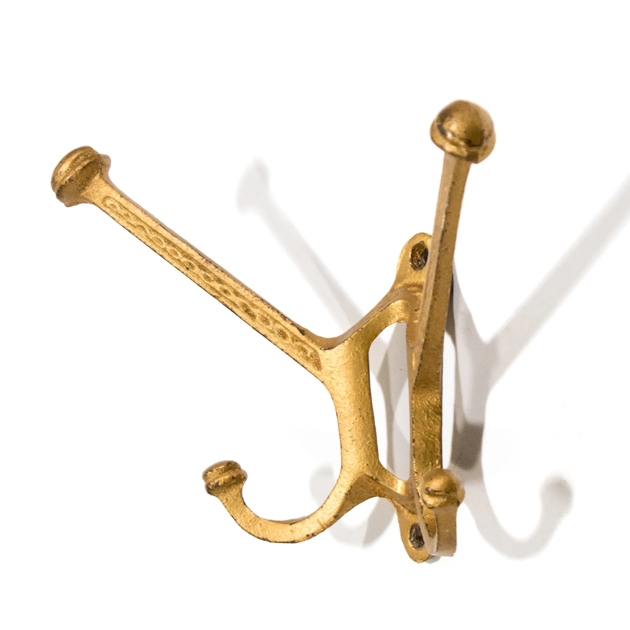 Four Prong Deco Coat Hat Hook