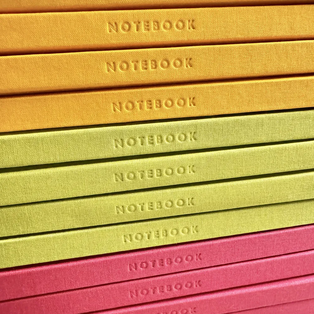 Linen Lined Notebook by 1973