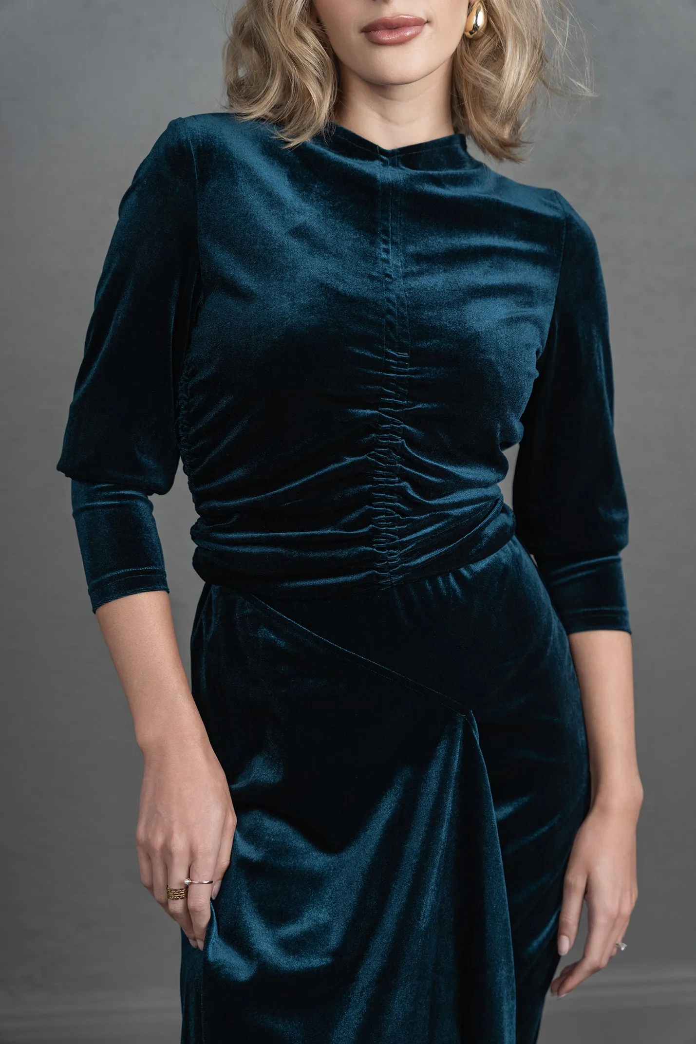 OFD ruched top