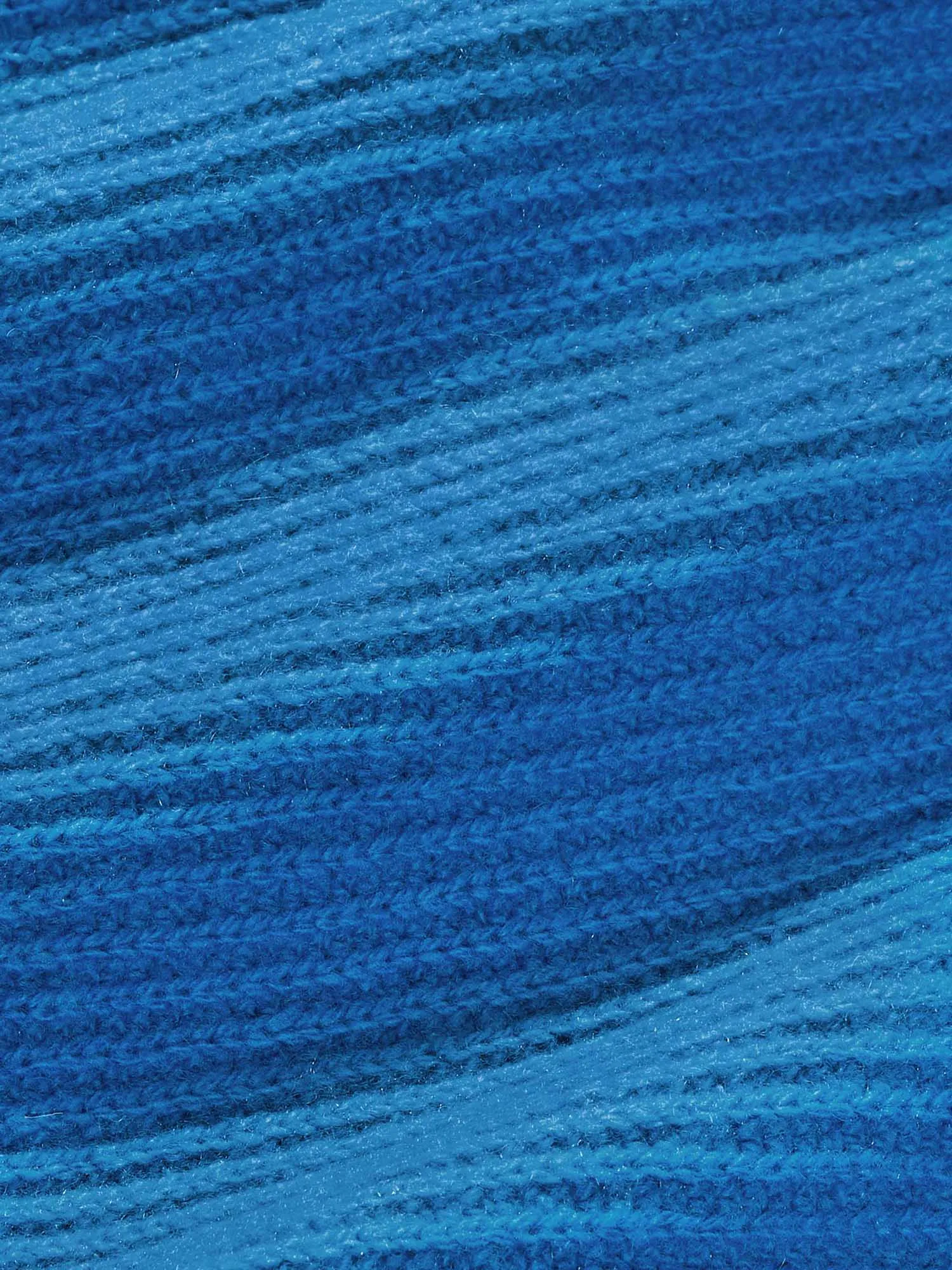 Recycled Cashmere Half Zip Sweater—cerulean blue
