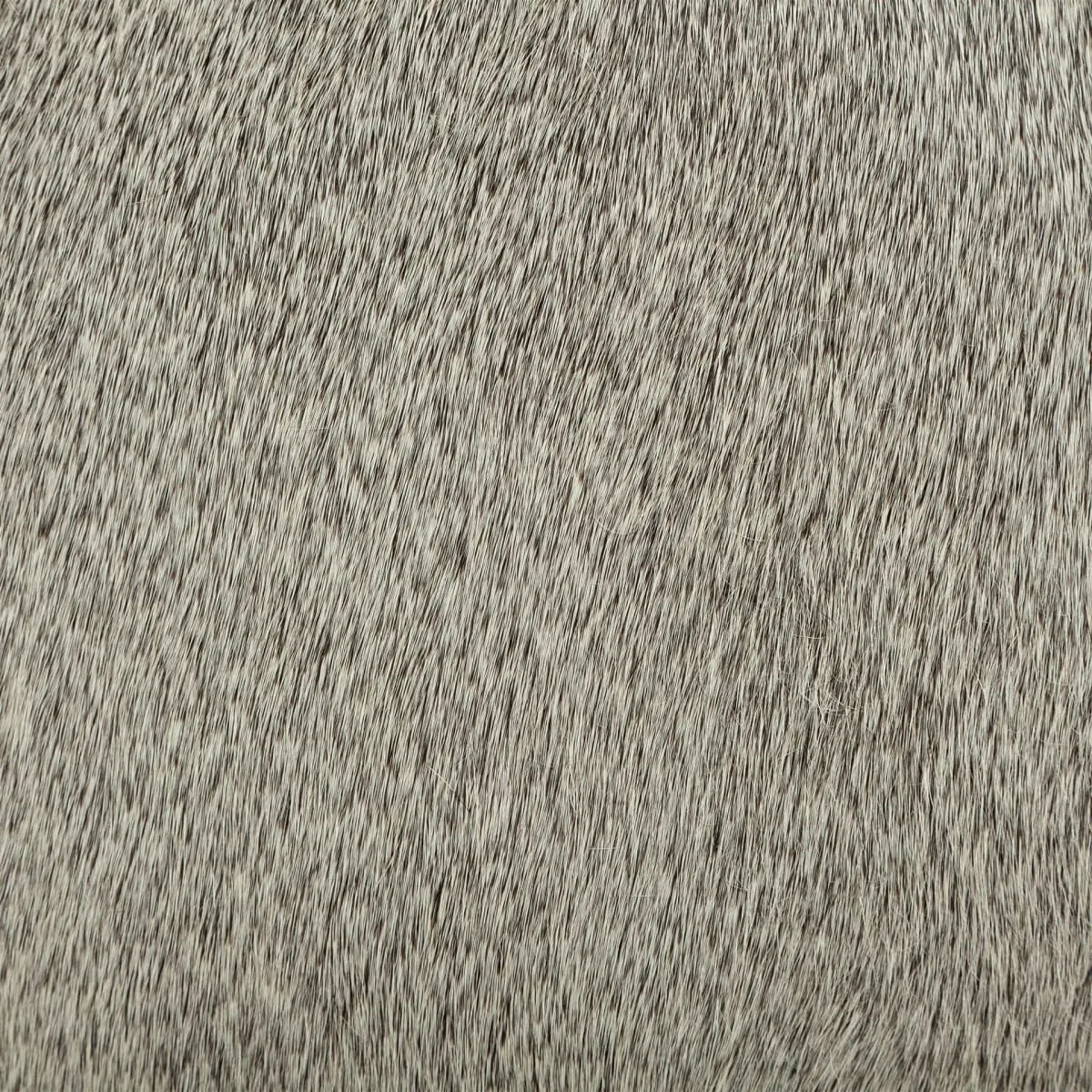 Zahavi Ottoman Grey Hair-On-Hide